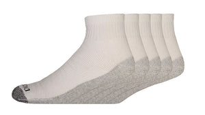 Genuine Dickies Men's Dri-Tech Comfort Quarter Work Socks, 5-Pack